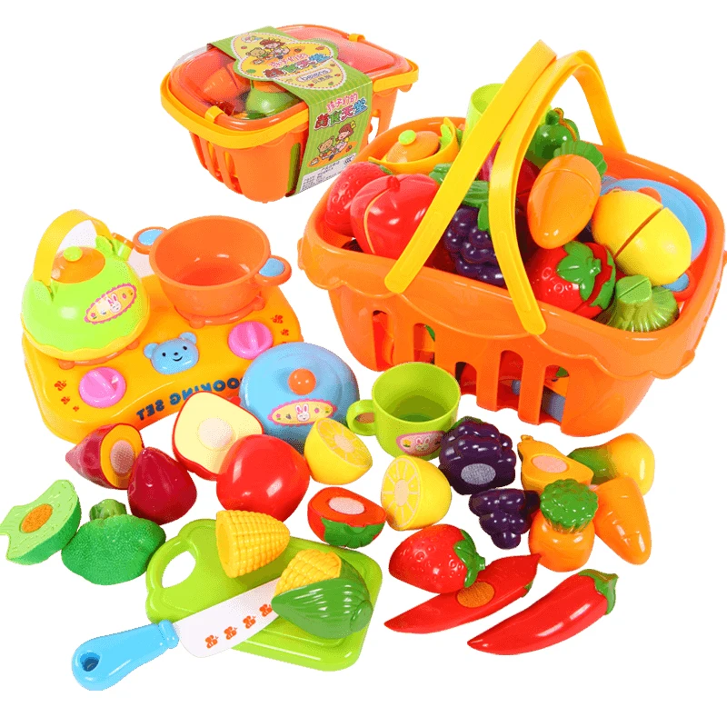 Beiens Детские претендует Кухня игрушки Пластик образования детей резки фрукты