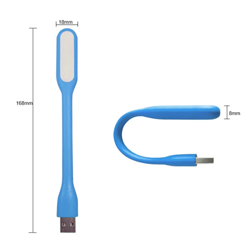 Ночник гибкая USB СВЕТОДИОДНАЯ Лампа 180 градусов регулируемая портативная для