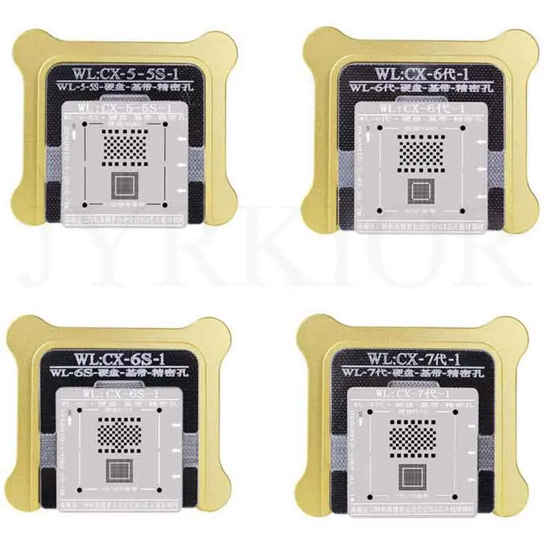 Jyrkior жесткий диск NAND Baseband IC чип завод жестяная стальная сетка BGA трафарет шаблон для iPhone 5 5S 6 6s 7 7P XR-XS-MAX