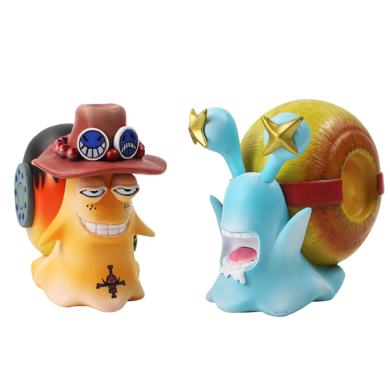 11 см 2 шт./лот Luffy and Ace Den Mushi Telephone PVC Фигурки игрушки|Игровые фигурки и трансформеры|