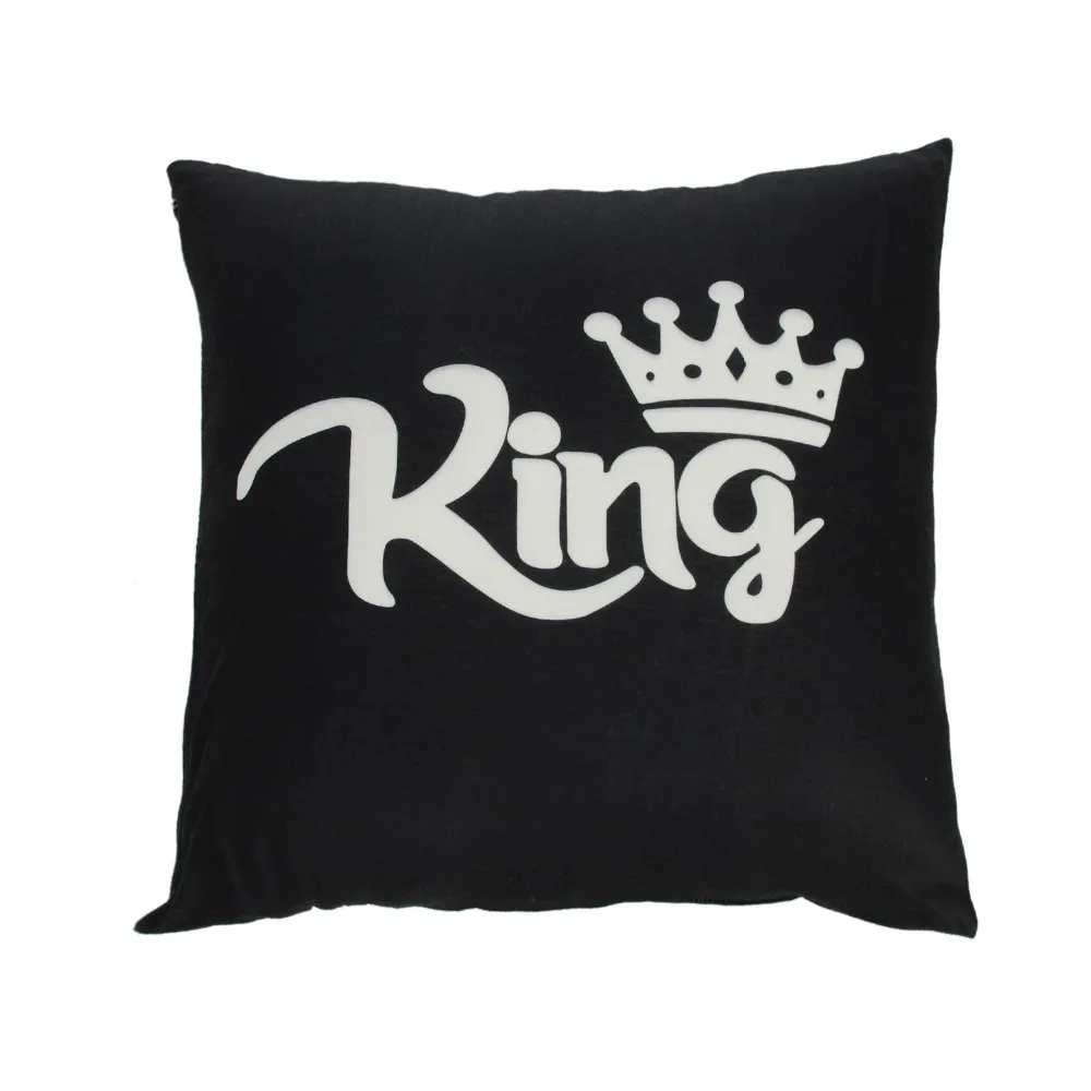 Наволочка King Queen 45x45 см наволочка с двусторонним принтом для дивана домашний