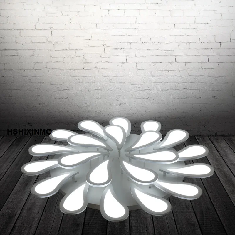 Led circular acrylic dimming ceiling lamp flower-shaped living room dining bedroom Ceiling lights AC90-260V | Лампы и освещение