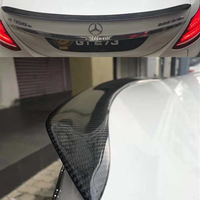 Задний спойлер из углеродного волокна класса E для багажника Mercedes Benz W213 E200 E300 E400