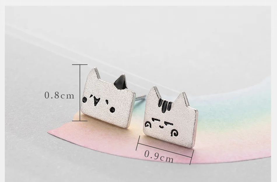 Thaya Expression Cat еженедельная серия S925 серьги-гвоздики животный дизайн для женщин ювелирный подарок