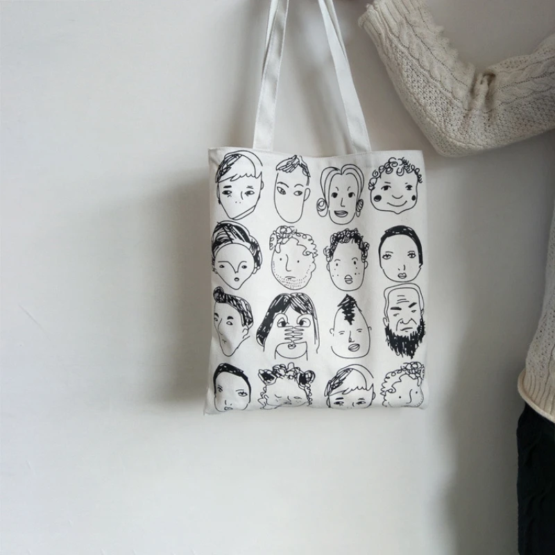 Youda оригинальная иллюстрация Холщовая Сумка художественная свежая сумка