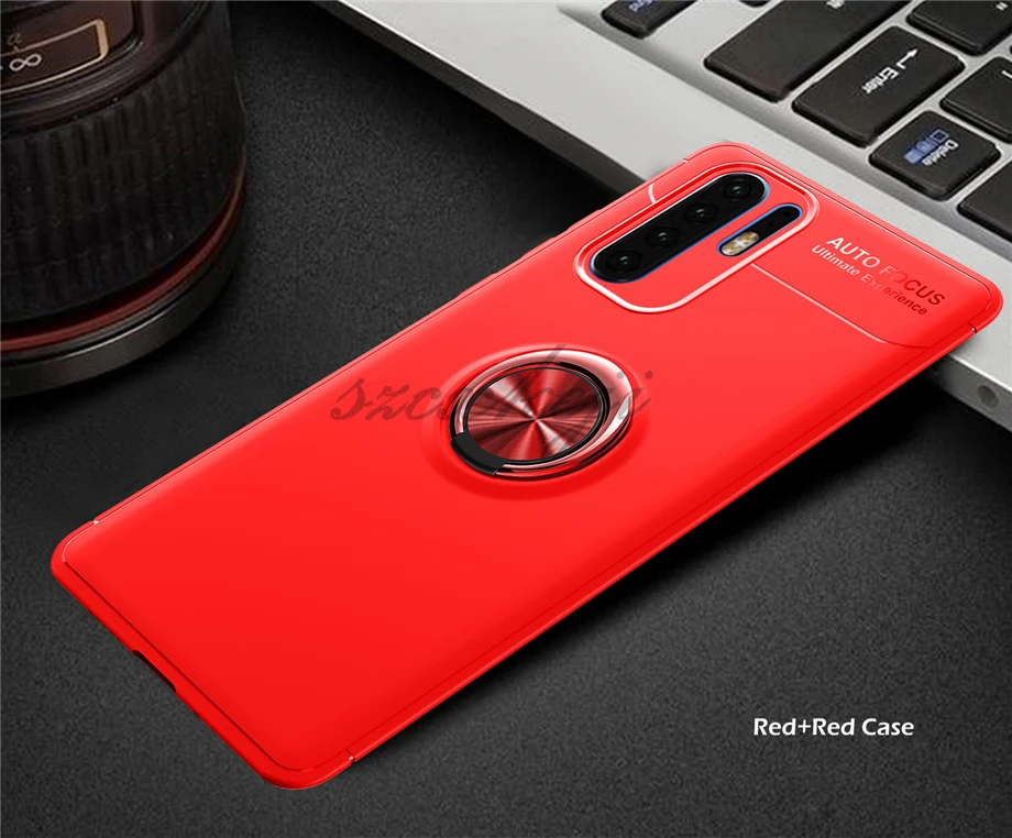 Противоударный чехол для huawei P30 P30 Pro Lite, чехол с кольцом на палец, матовый Силиконовый из ТПУ, чехол для P30 Pro P30pro P30 Lite