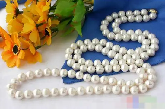 song voge gem nanJ0645 ROUND WHITE FRESHWATER CULTURED PEARL NECKLACE | Украшения и аксессуары