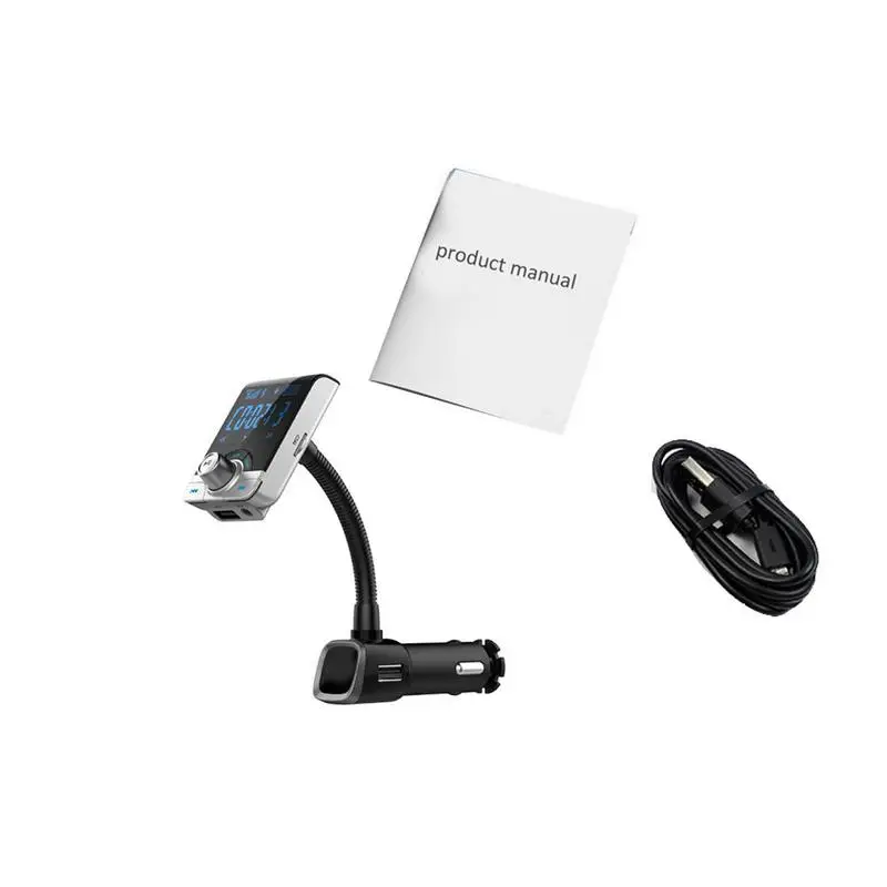 Портативный BT68 автомобильный BT Handsfree FM передатчик AUX 3 5 мм аудио MP3 музыкальный