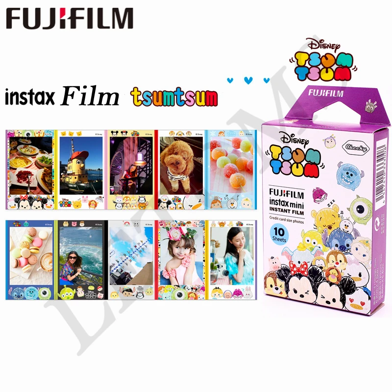 Fujifilm 30 листов Instax TSUM + блестящая Звезда полоса мгновенная пленка фотобумага для
