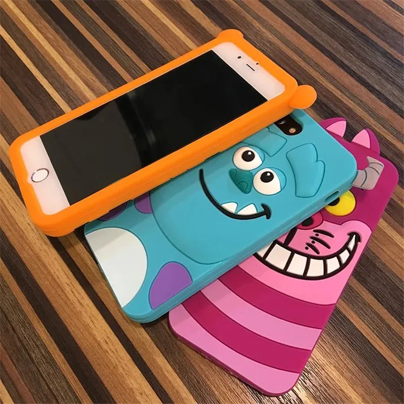 Милый 3D резиновый чехол с Минни для iPhone 7, 6, 6S Plus, 5S, SE, мягкий силиконовый чехол с мультипликационным принтом для iPhone 8, 7 Plus, XR, X, XS, Max