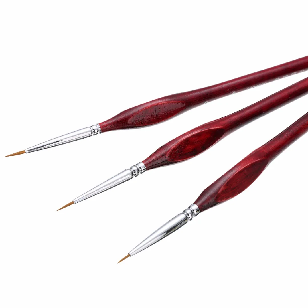 3 шт./компл. кисть для рисования из соболиного волоса миниатюрные детали тонкая