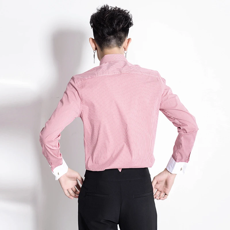 Мужская рубашка с длинным рукавом Классическая деловая Повседневная банкетная