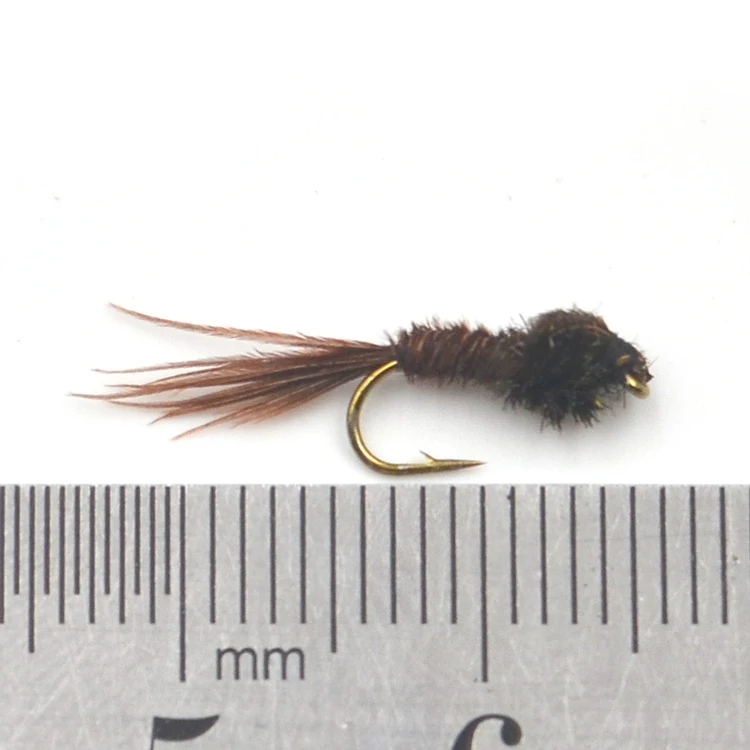 10 шт. [14 #] коричневый хвост оливковый принц Кадди майфа Nymph|fish pattern|dry flyfly fly |