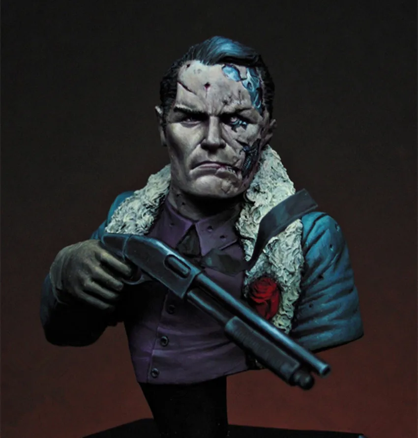 Разобранный Неокрашенный бюст 1/16 модельная фигурка из смолы Kit // BUST111|resin figure