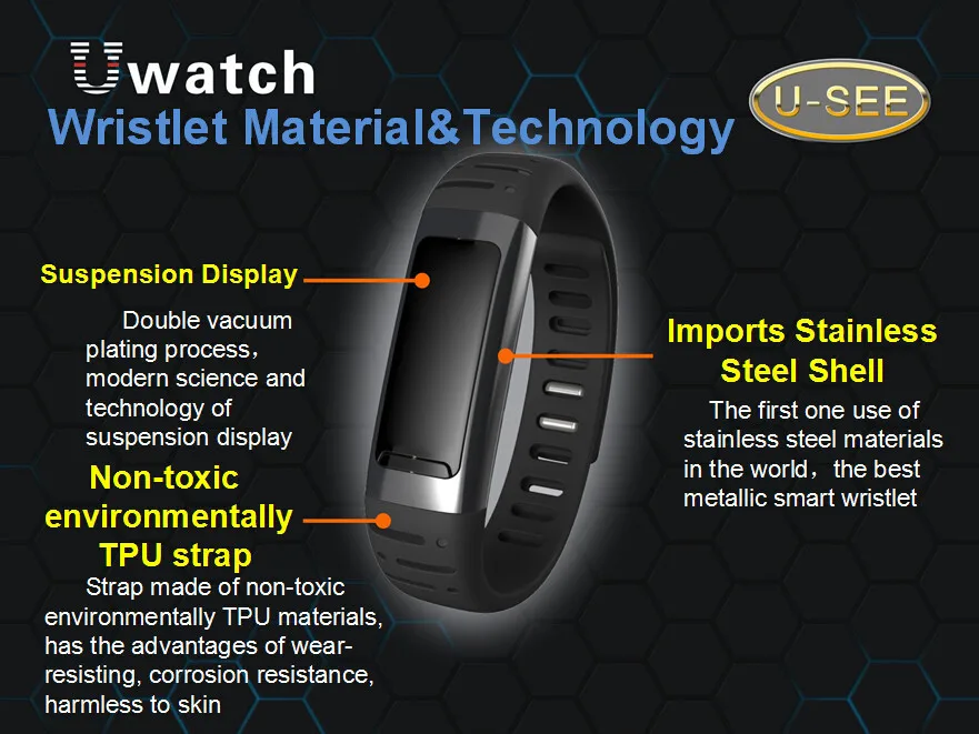 NEWEST U9 Watch Bluetooth Pedometer Calories Calling ID And Vibration Smart Band For Android Sumsang Phones With Retail Package |