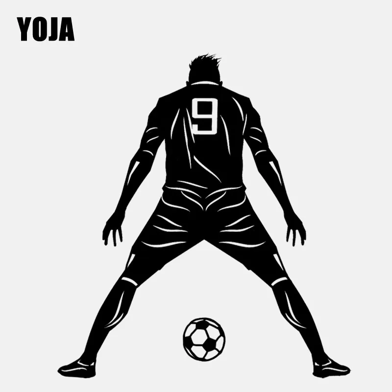 YOJA 49 см * 55 Красивые вратаря футбол настенные наклейки на тему футбола ПВХ