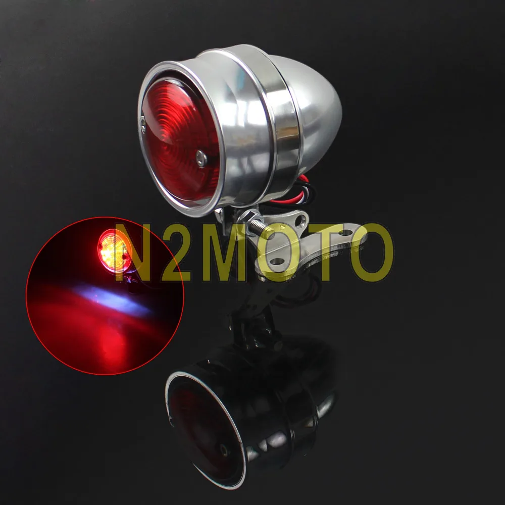 Полисветодиодный светодиодная мотоциклетная задняя фара в стиле ретро