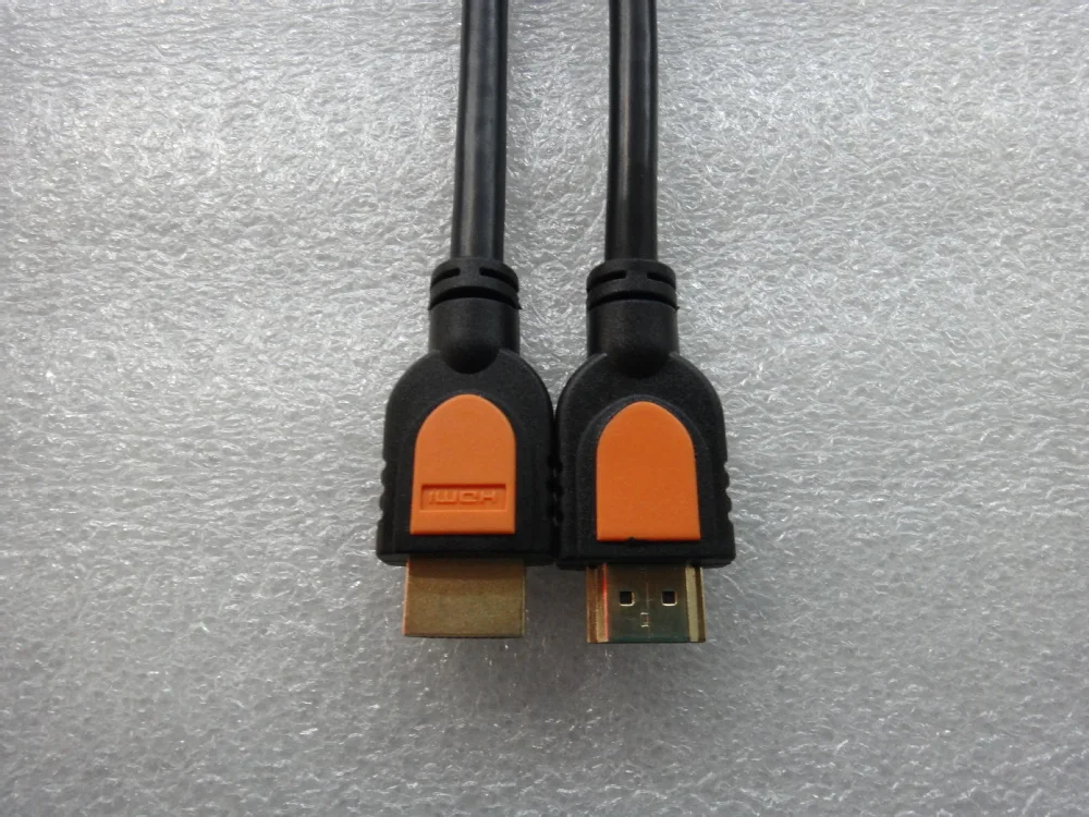 Желтый Kinfe высокоскоростной 0,3 м HDMI кабель адаптер для HDTV 1080p Высокая скорость HD 3D 30 см 1 фут короткий кабель HDMI