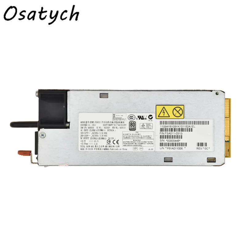 Для IBM X3550/X3650 M4 550W источник питания 94Y8110 94Y8109 43X3312|Блоки для компьютеров| |