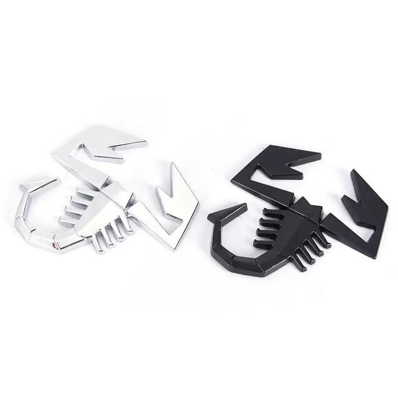 Шарм цинковый сплав 3D скорпион щит форма значок наклейка Задняя эмблема