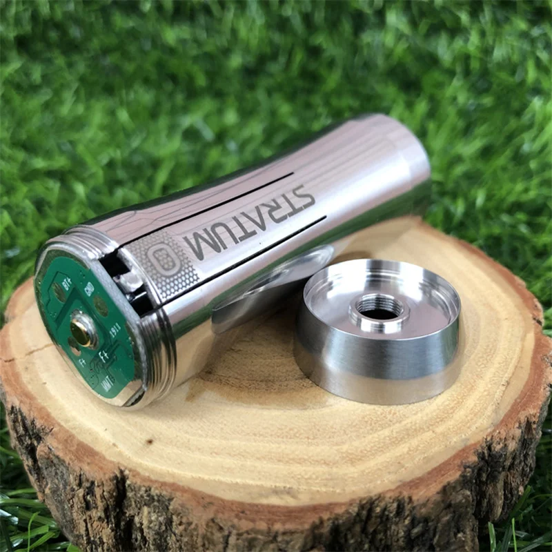 Oldboy Nona stratum zero mod 316 stainless steel 23mm single 18650 21700 mech vape mods for 22mm 24mm RDA RTA tank | Электроника