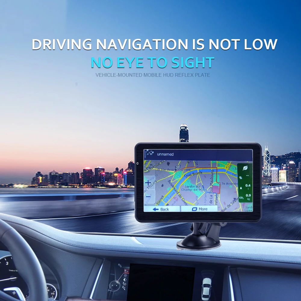 Podofo 7 дюймов gps навигатор для машины навигация бесплатное обновление карты Navitel