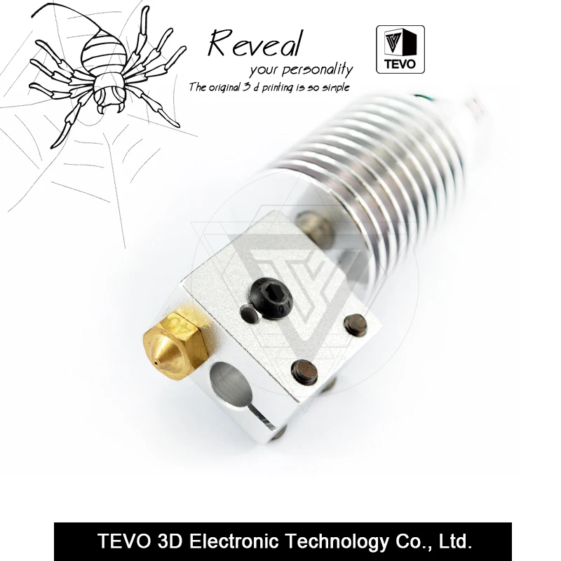 Tevo 3D принтеры части вулкан комплект j глава hotend для 1.75 мм прямой/Боуден нити Уэйд