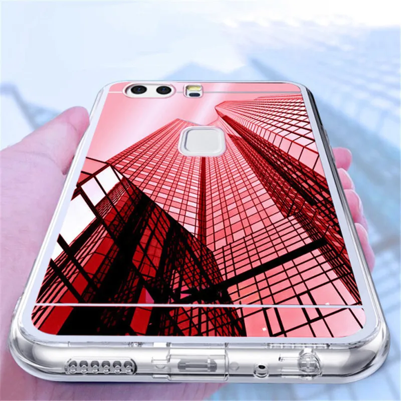 Зеркальный чехол из ТПУ для Huawei Honor 10 8 9 V8 V9 V10 6X 6A 6C 5X 5A 5C 4C 4A 4X 7X 7A 7C P smart Y7 Prime Maimang 6 5 4