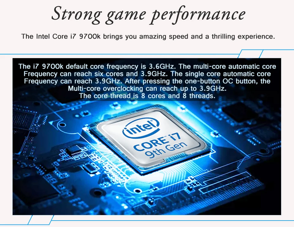 Игровой ПК KOTIN Z2 Intel I7 9700K GTX1060 6GB GPU 120GB SSD 1 ТБ HDD игровой настольный компьютер ASUS B360M 8GB ram компьютер PUBG 4 вентилятора