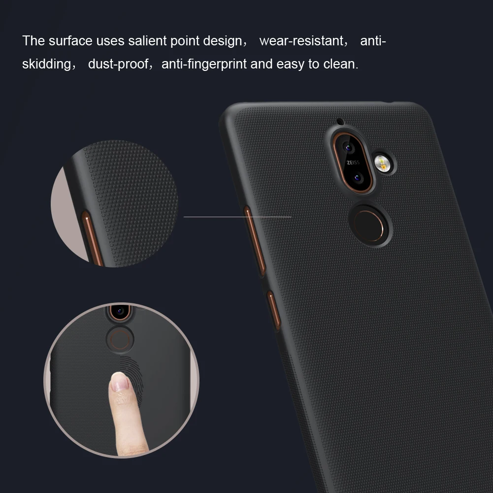 Для Nokia 7 Plus чехол Nillkin матовый защитный жесткий чехол для Nokia7 Plus 6,0 дюймов