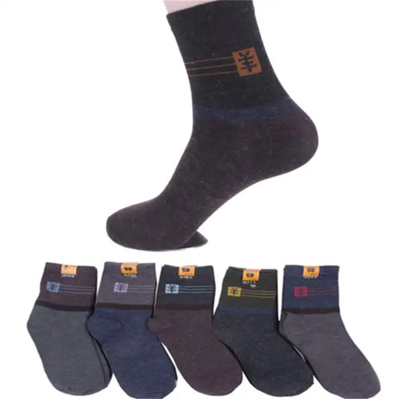 1 пара Сезон Зима 2016 мужские теплые и удобные кашемировый Носки для девочек