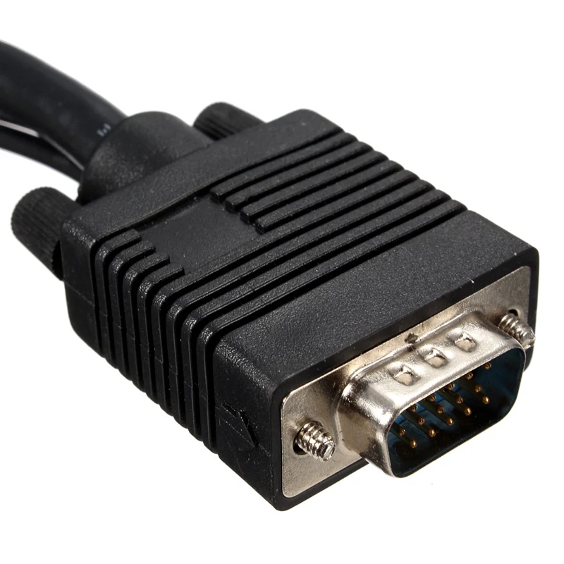 Портативный видеокабель VGA2HDMI 1080P HD аудио ТВ AV TV PC | Электроника