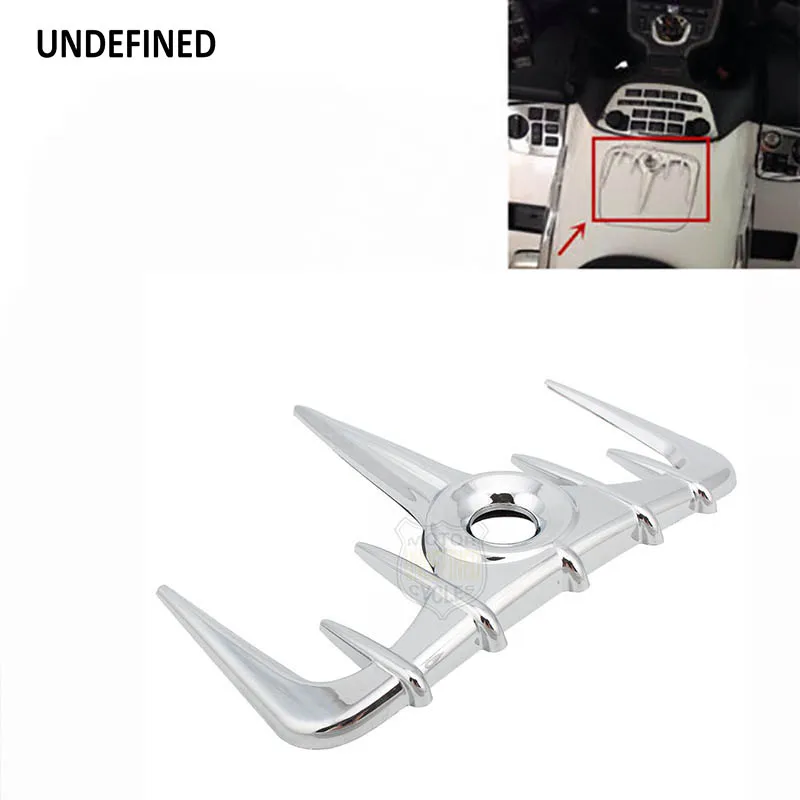 

UNDEFINED Motorcycle Accessories Chrome Fairing Gas Tank Door Trim For Honda Goldwing GL1800 2001 - 2011