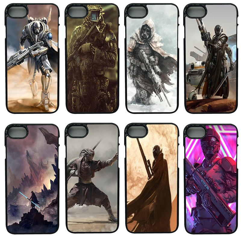 Hard PC Cover Fashion Science Fiction Robot Cell Phone Cases For iphone 8 7 6 6S Plus X 5S 5C 5 SE 4 4S iPod Touch Shell |