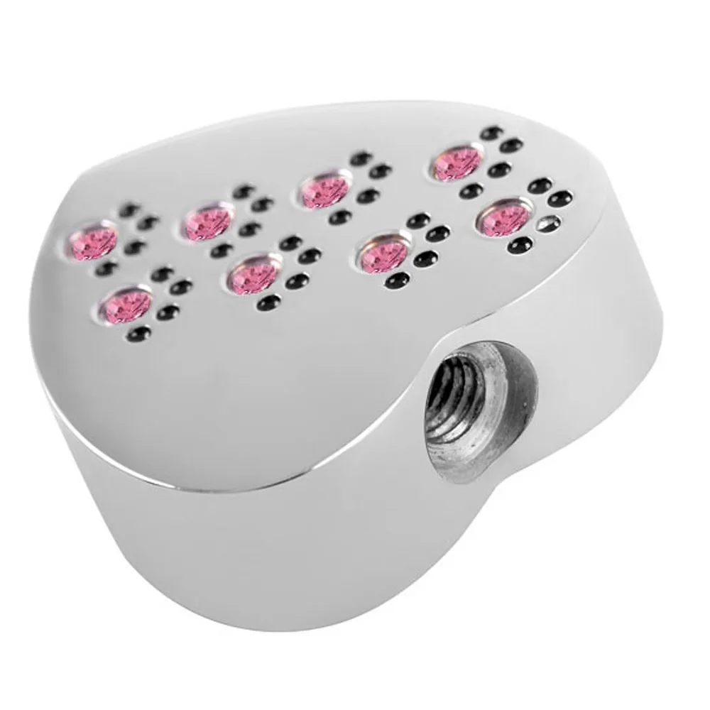 Цепочка с кулоном в виде лапы эддд9697 Хрустальная урна для кремации зола памятная