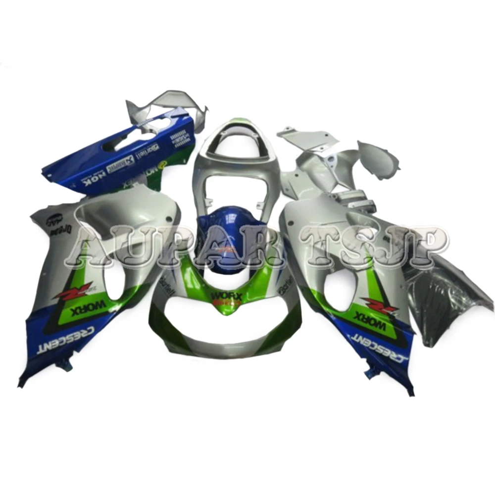

New Silver Green Full Fairings Sportbike Cowlings Bodywork Kit For Suzuki TL1000R 1998 1999 2000 2001 2002 Full Bike Cowling