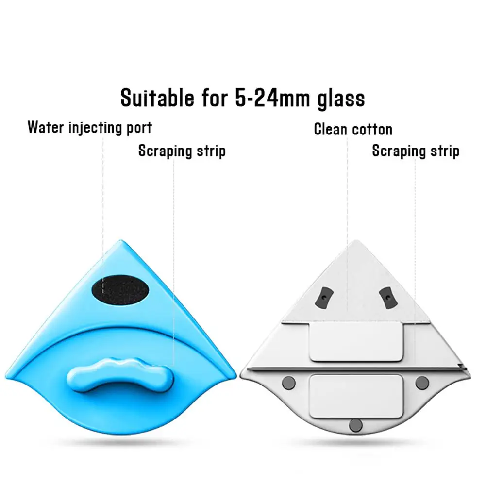 Регулируемая Двухсторонняя щетка для чистки стекла Магнитный стеклоочиститель