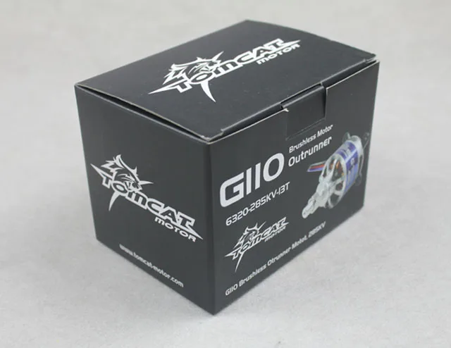 Tomcat G110 tc-g-6320-kv285 бесколлекторный 285kv Двигатель для 110-класс Glow/Nitro RC самолет |