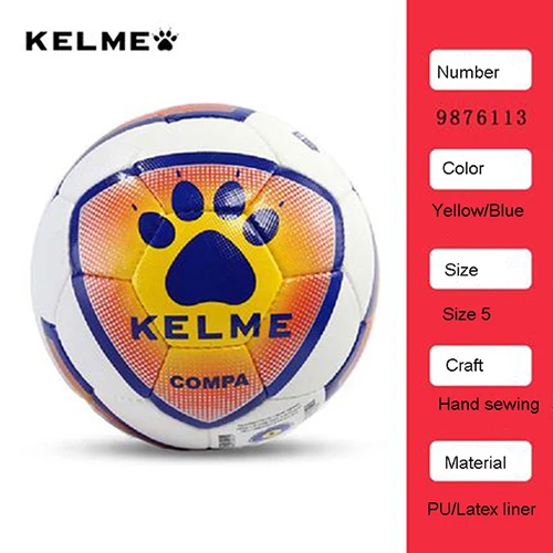 Футбольные мячи KELME, футбольные мячи, футбольные мячи из полиуретана, тренировочные мячи для внутреннего футбола, официальный размер 4 матча K15S929 - Цвет: size 5 9876113