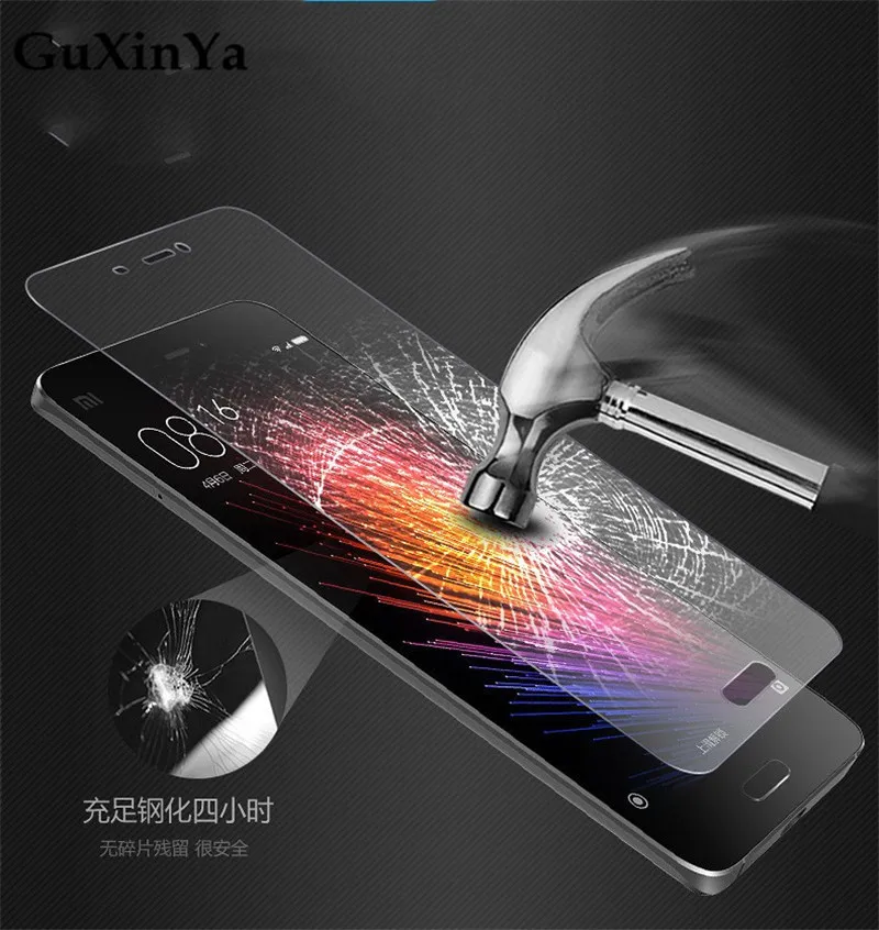 2 шт. закаленное стекло Xiaomi Mi5 защита для экрана Mi 5 9H против царапин пленка