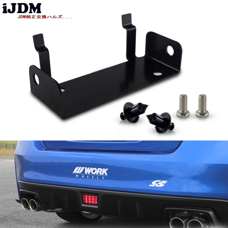 IJDM OEM Spec металлический Монтажный кронштейн с болтом, крепежный зажим для 2011-up Subaru Impreza WRX& STI или VX Crosstrek задний противотуманный светильник