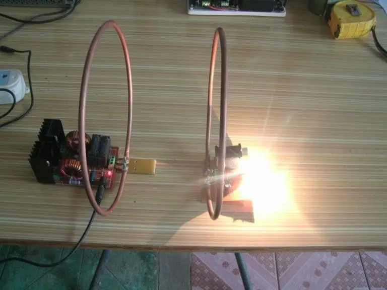 Приемник и передатчик беспроводной передачи энергии 12 В постоянного тока 1 А|power dc