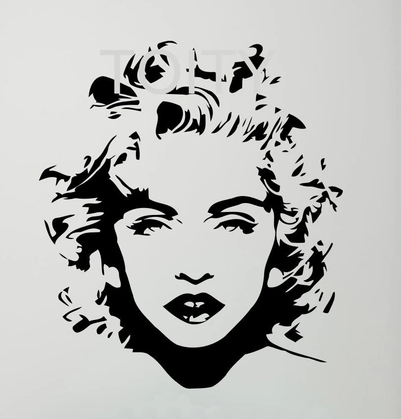 Мадонна настенные стикеры знаменитостей поп музыка виниловая наклейка в