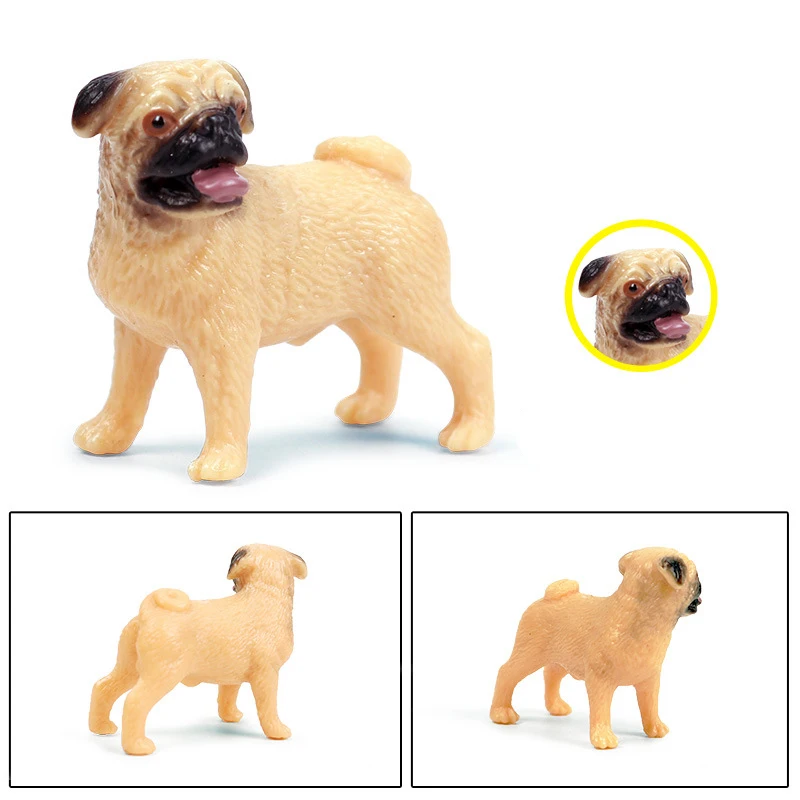 33 Styles Action&Toys Figure Small Mini Family Animal Cute Pet Dog Model Collectible Doll Figure For Kid Children's Gift