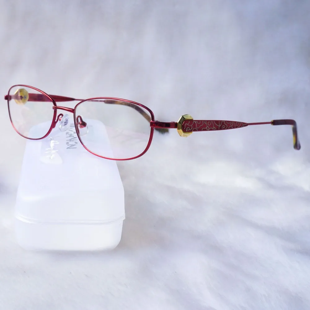 2017 женские очки в ретро стиле оправа для очков прозрачные линзы сплав роскошные