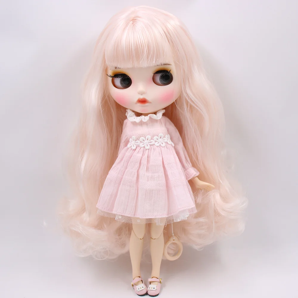 ICY Nude Blyth изготовленная на заказ кукла № BL2352/136 бледно-розовые волосы 1/6 bjd, pullip, licca, jerryberry