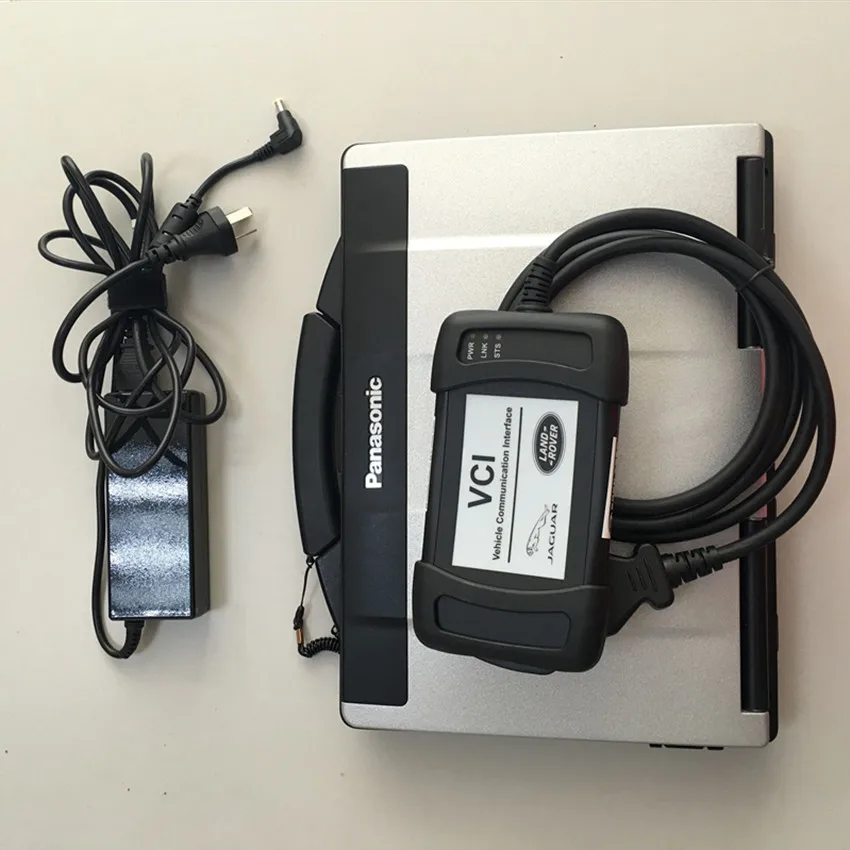 JLR VCI and CF-53 Для Land Rover и Jaguar OBD2 сканер JLR DoIP VCI с программным обеспечением HDD ноутбука Cf53 I5/4g диагностический инструмент DHL - Цвет: JLR VCI and CF-53