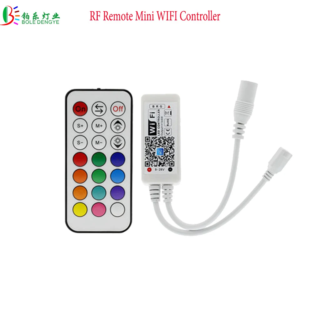 Радиочастотный дистанционный мини rgb-контроллер с Wi-Fi для RGB светодиодной ленты 5 Pin RGBW освещение гибкая лента IOS/Android смартфон беспроводной контроль
