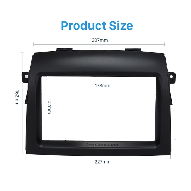 Seicane Double Din 173*98 178*100 178*102 мм Монтажная накладка на приборную панель, рамка для автомобиля, радио, рамка для 2004-2010 Toyota Sienna