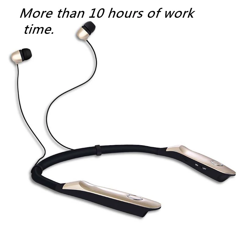 Наушники Гарнитуры Бегущие Спортивные Беспроводные Bluetooth BT 4.1 Стерео Bass In Ear с